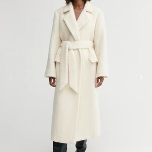 Almada The Label Ivy Coat, Cream